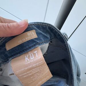 Kut from the Kloth Blue Wide Leg Jeans